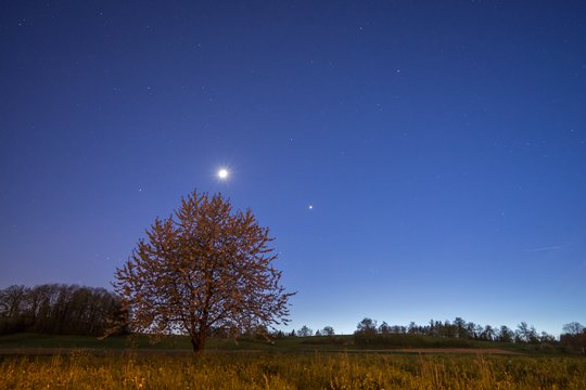 Nachtaufnahme mit ISO1250 und Stativ - hier wäre die A7S natürlich noch geeigneter.